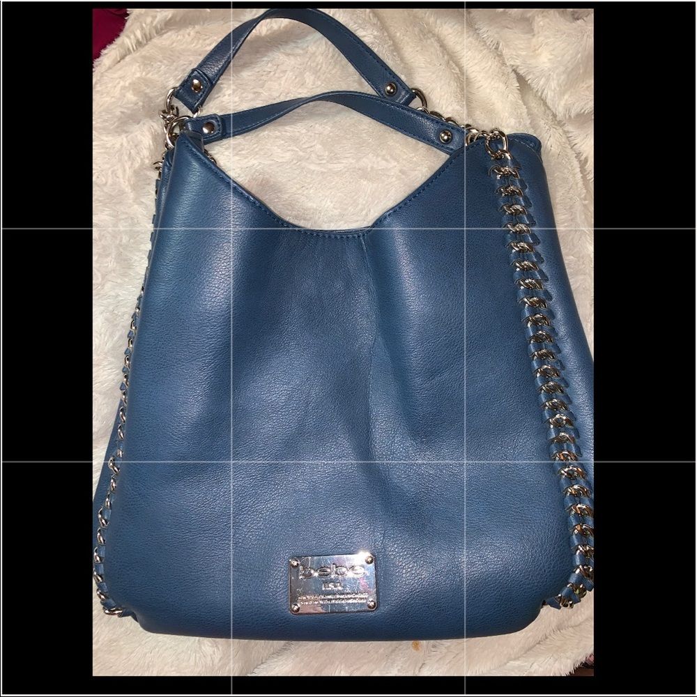 BEBE!! BEAUTIFUL BLUE BEBE PURSE